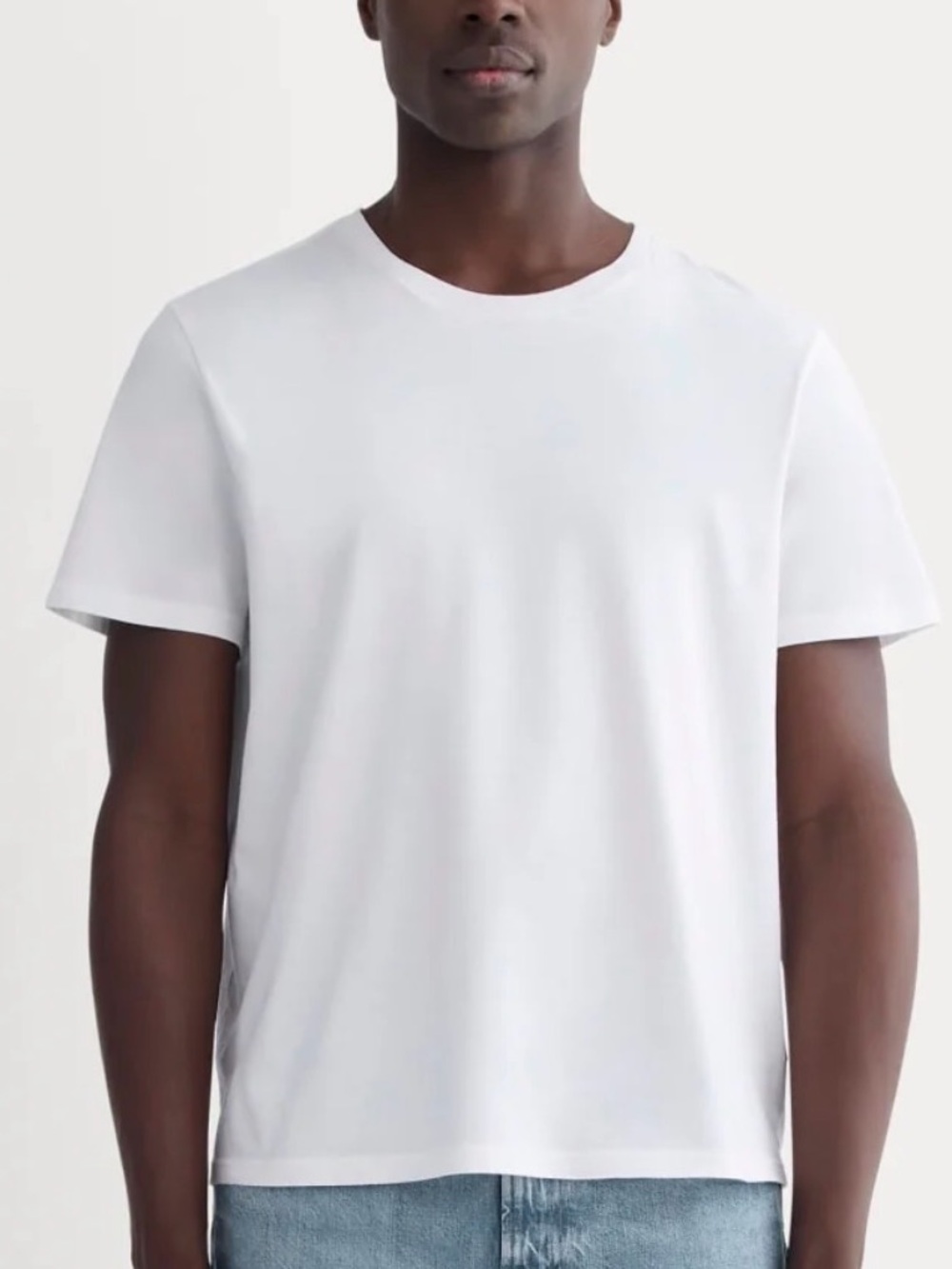 Everlane White Short Sleeve Crewneck Tee